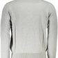 Gray Cotton Men Cardigan