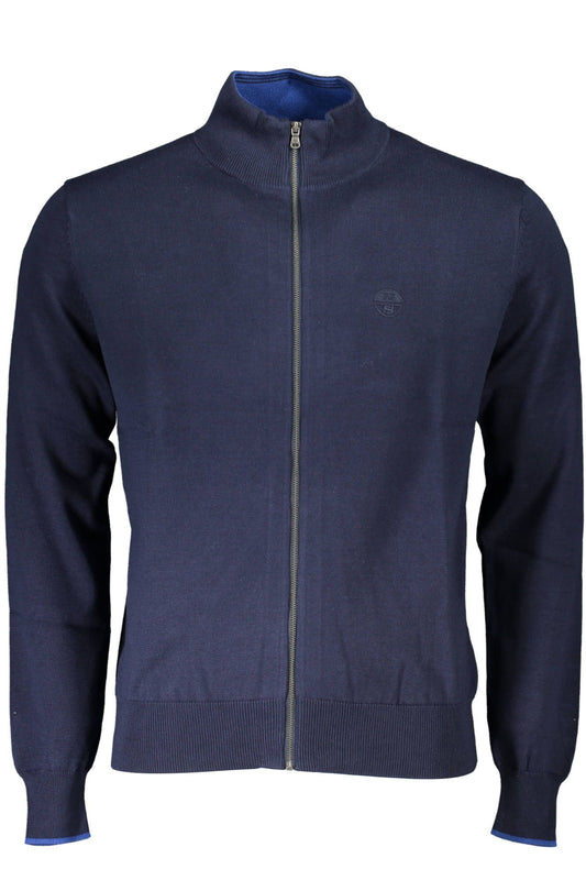 Blue Organic Cotton Men Sweater