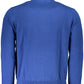 Blue Cotton Men Cardigan