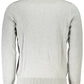 Gray Cotton Men Sweater