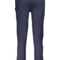 Blue Cotton Women Pant