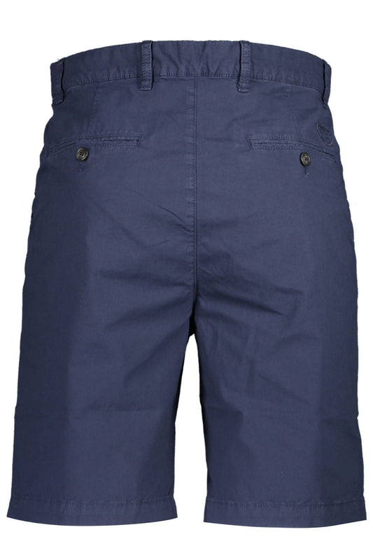 Blue Cotton Men Bermuda Short