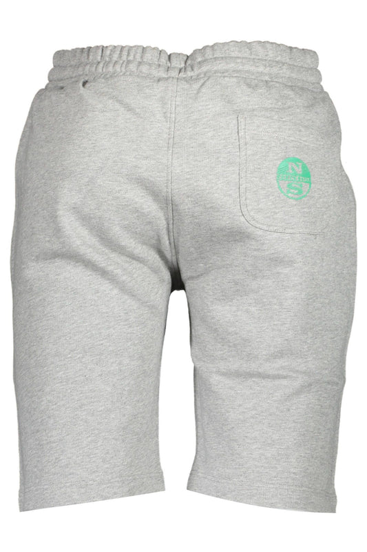 Gray Cotton Men Pant