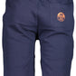 Blue Cotton Men Pants