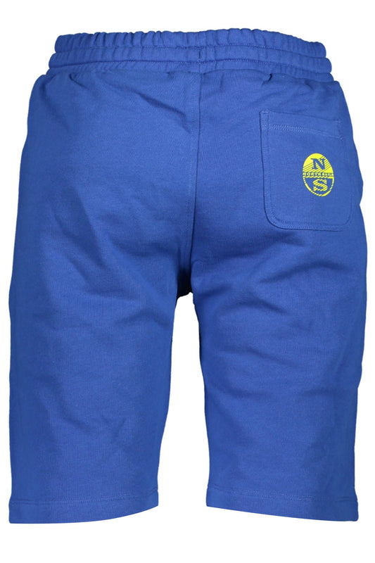 Blue Cotton Men's Pant
