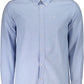 Light Blue Cotton Men Shirt