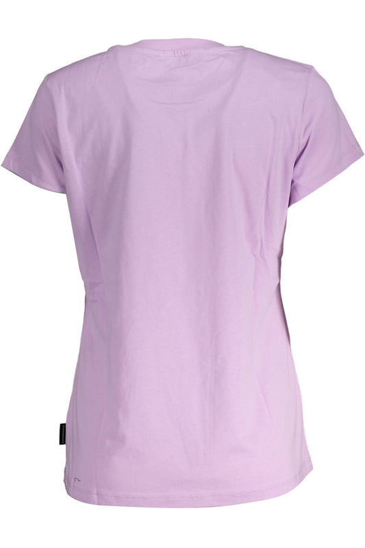Pink Cotton Women T-Shirt