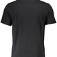 Black Cotton Men T-Shirt