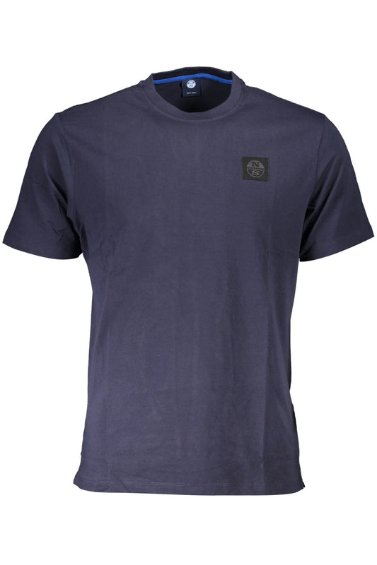 "Blue Organic Cotton Men T-Shirt"