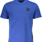 Blue Organic Cotton Men T-Shirt