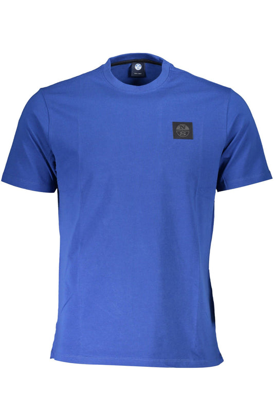 Blue Organic Cotton Men T-Shirt