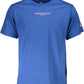 Blue Cotton Men T-Shirt