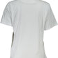White Cotton Women T-Shirt