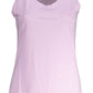 Pink Cotton Women Tank Top