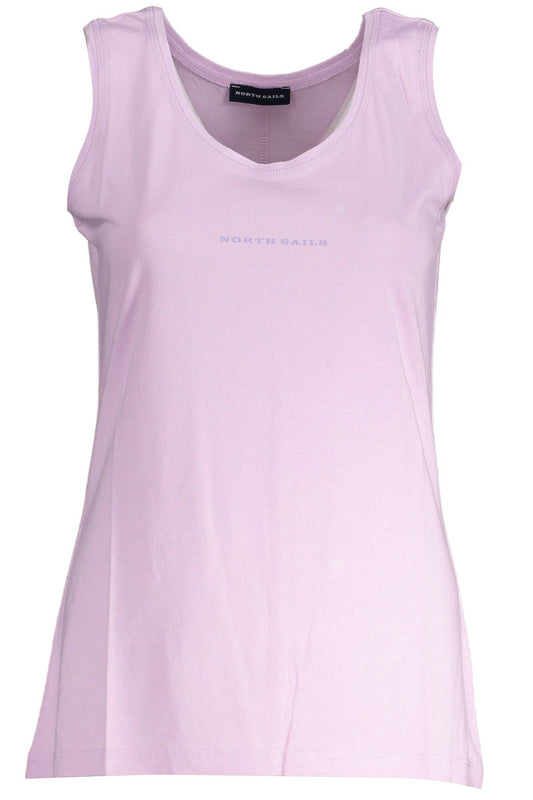 Pink Cotton Women Tank Top