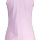 Pink Cotton Women Tank Top
