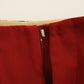 Chic Red Virgin Wool Dress Pants