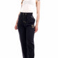 Black Cotton Women Sweatpant