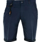 Blue Cotton Men Bermuda