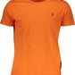 Orange Cotton Men T-Shirt