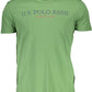 Green Cotton Men T-Shirt