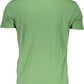 Green Cotton Men T-Shirt