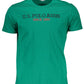 Green Cotton Men T-Shirt