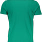 Green Cotton Men T-Shirt