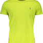 Green Cotton Men T-Shirt