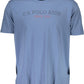 Blue Cotton Men T-Shirt