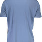 Blue Cotton Men T-Shirt