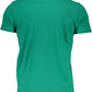 Green Cotton Men T-Shirt