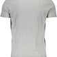 Gray Cotton Men T-Shirt