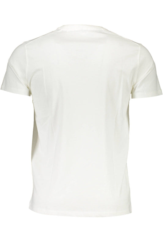White Cotton Men T-Shirt
