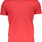 Red Cotton Men T-Shirt