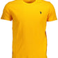 Orange Cotton Men T-Shirt