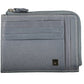 Blue Leather Men Wallet