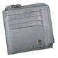 Blue Leather Men Wallet