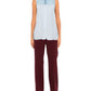 Light Blue Silk Women Shirt