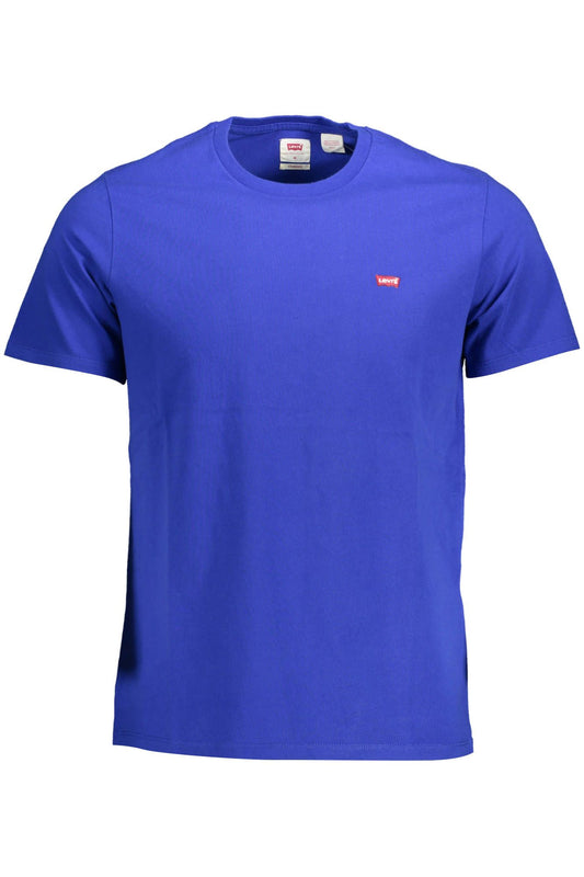 Blue Cotton Men TShirt
