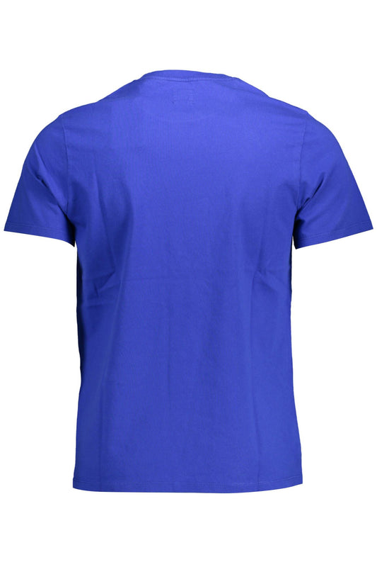 Blue Cotton Men TShirt