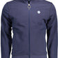 Blue Cotton Men Sweater