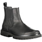 Black Polyester Men Boot