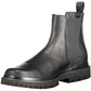 Black Polyester Men Boot