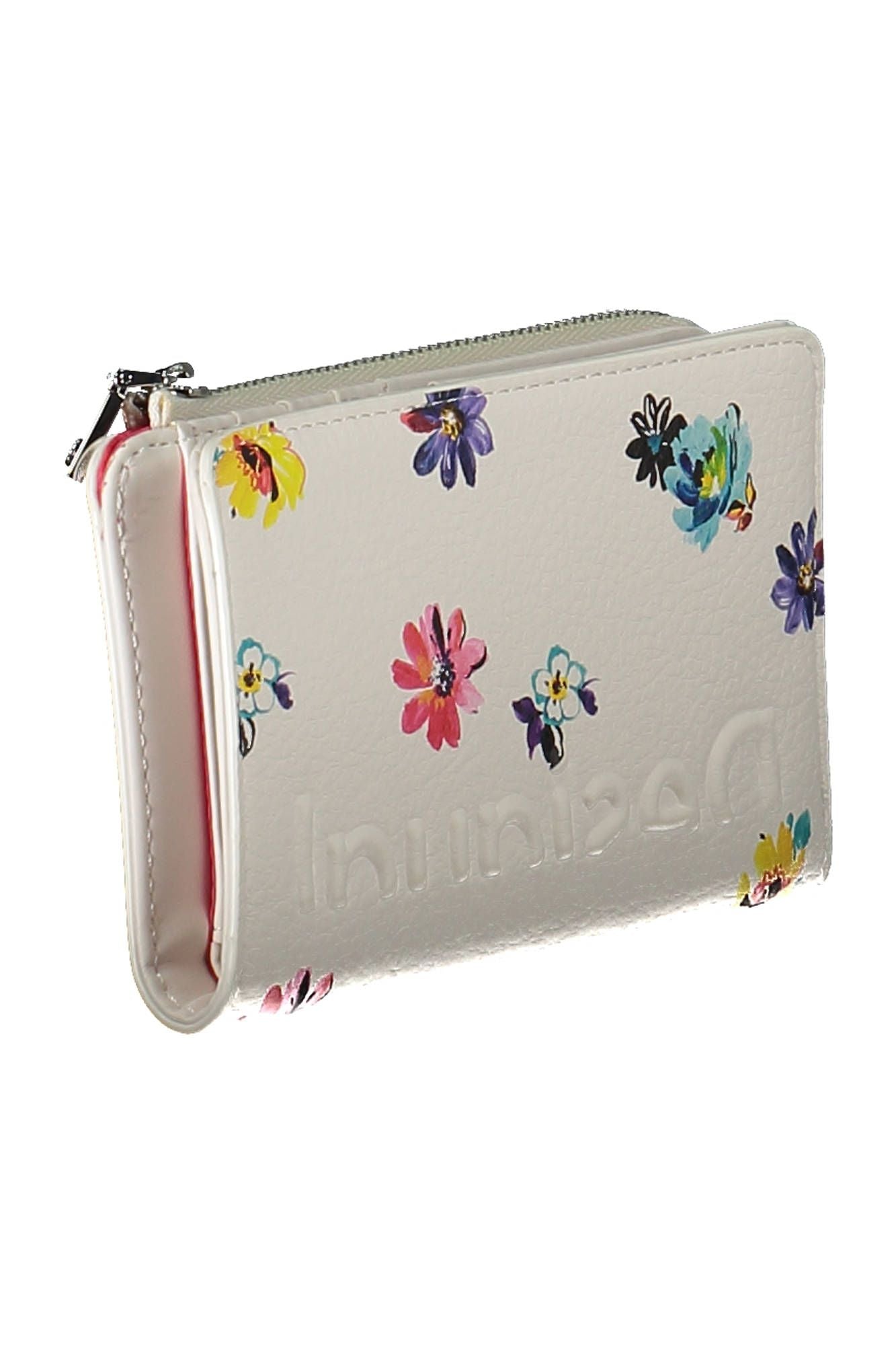 White Polyurethane Women Wallet