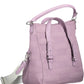 Purple Polyester Women Handbag