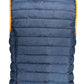 Blue Polyester Men Jacket