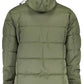 Green Polyester Men Jacket