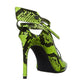 Yellow Calfskin Women Pump