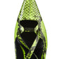 Yellow Calfskin Women Pump